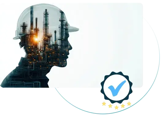 Un ouvrier de profil